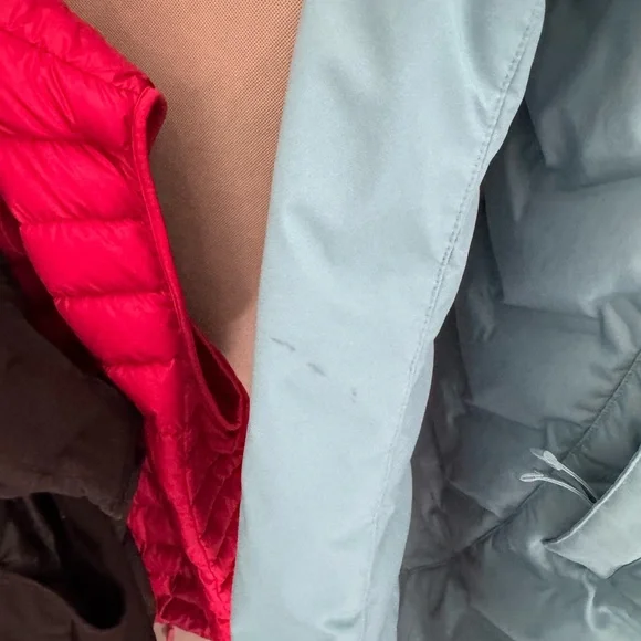 Columbia Women's turquoise long Puffer Jacket - Picture 2 of 4